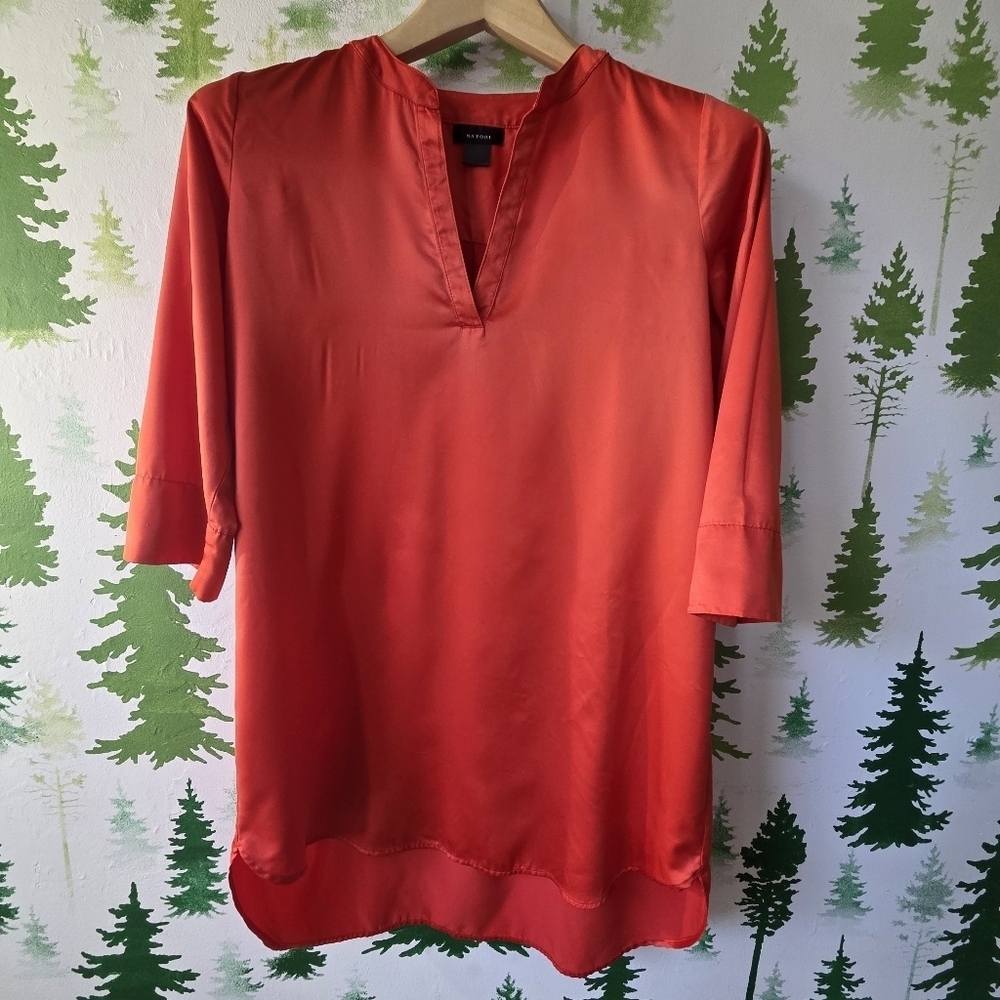 Natori Glamour Mandarin Tunic Sleepshirt.